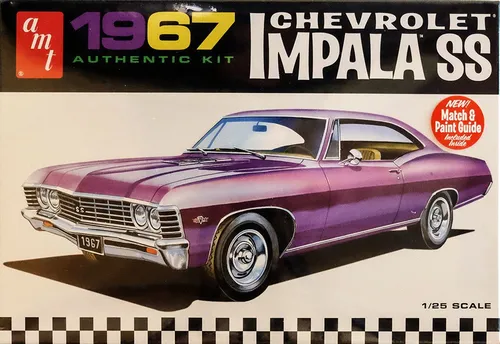 Produktbild Chevrolet Impala SS Chevy 1:25 AMT Model Kit Bausatz AMT981 1967