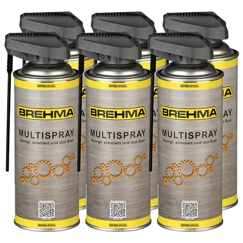 BREHMA 6X Cobra Sprühkopf Multispray 400ml Multifunktionsöl Öl Vielzweckspray Kriechöl