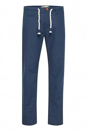 Blend Lian Herren Leinenhose - Luftige Sommerhose in Navy - Wanderhosen aus leichtem Leinenstoff, ideal für Urlaub und Freizeit, mit klassischem Schnitt und nachhaltiger Produktion.