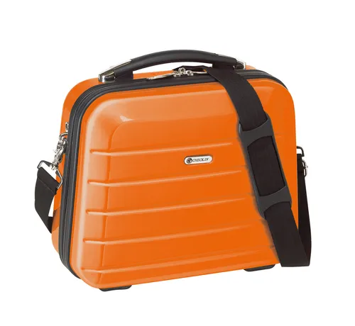 Beautycase Kosmetikkoffer Schminkkoffer Beauty Case London orange