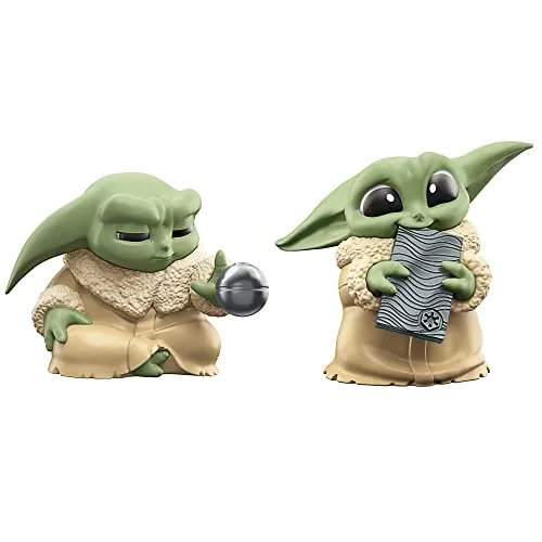 Star Wars The Bounty Collection Serie 5: Grogu Figuren 2er-Pack - Actionfiguren für Kinder, mit 5,5 cm großen Grogu Figuren in verschiedenen Posen, inspiriert von der Serie The Mandalorian - perfekt zum Sammeln und Spielen für Fans ab 4 Jahren!