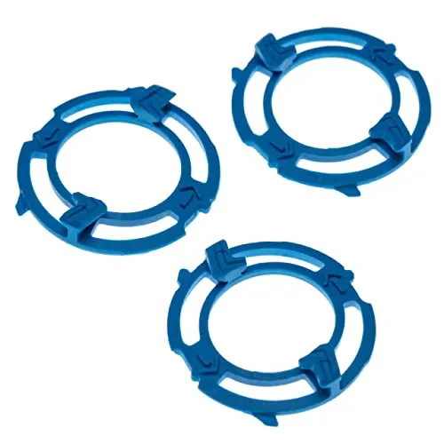 vhbw 3x Scherkopfhalter kompatibel mit Philips S5100, S5110, S5130, S5140, S5150, S5210, S5230, S5250, S5251 Rasierer, blau