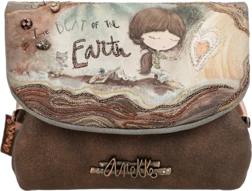 Anekke Münzgeldbörse mit Klappe - Praktische Geldbörse für Damen mit funktionalem Design und kompakten Maßen von 13/10/2 cm, ideal für den täglichen Gebrauch.