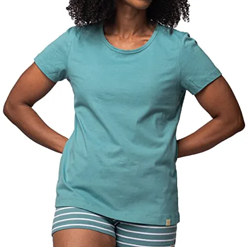 greenjama Damen T-Shirt aus Single Jersey, GOTS-Zertifiziert - T-Shirts für Damen, nachhaltig und ökologisch aus 100% Biobaumwolle, perfekt kombinierbar und GOTS-zertifiziert für höchste Umweltstandards.