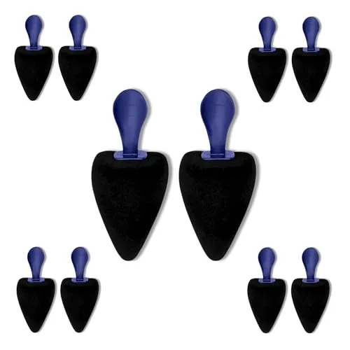 DELFA Schuhspanner Spitz - Größe 39-42 - Set aus 5 Paar - Schaumstoff Schuhformer Schuhstrecker - für Damen Spitze Schuhe und High Heels