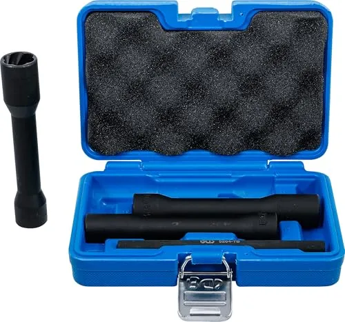 Spezial-Steckschlüsseleinsätze - extra lang - 4-teilig - 1/2