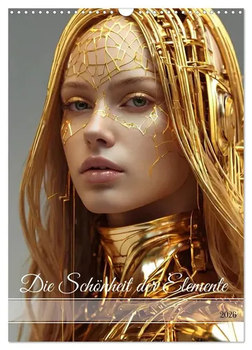 N-Inspiration Fotografie - Die Schönheit der Elemente 2026 - Kalender mit beeindruckenden Fotografien von Elementen und Metallen, ideal für Kunst- und Fotoliebhaber. Hochwertige Verarbeitung und 14 Seiten voller Inspiration.