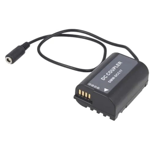 DC-Kuppler, Akkuadapter kompatibel mit Panasonic DMW-DCC17 - ersetzt DMW-BLK22 BLK22E DR-BLK22 (4.0 x 1.7mm Anschluss)
