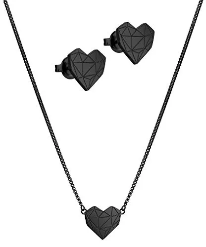 LIEBESKIND Berlin Schmuck-Set Edelstahl (schwarz)