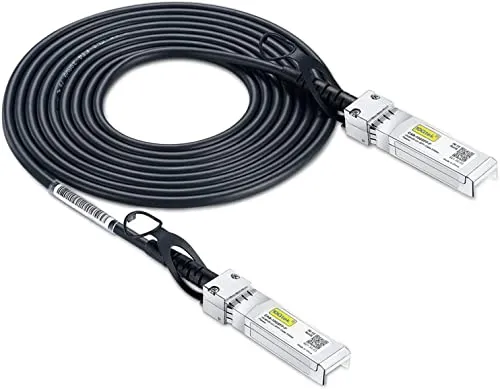 10Gtek SFP+ DAC Twinax Kabel 2-Meter(6.5ft), 10G SFP+ to SFP+ Direct Attach Copper Passive Cable für Cisco SFP-H10GB-CU2M, Ubiquiti UniFi UC-DAC-SFP+, TP-Link, Netgear, D-Link, Zyxel,Mikrotik and More