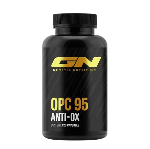 GN Laboratories OPC 95 - Hochdosiertes Traubenkernextrakt - Fruchtextrakt aus Traubenkernen, 95% OPC für starke Antioxidantien, vegan und ohne Zusatzstoffe – 4 Monate Vorrat für einfache Dosierung.