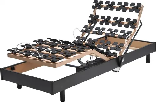 Elektrisches Entspannungsbett FLEXPALACE 80x200 / Schwarz