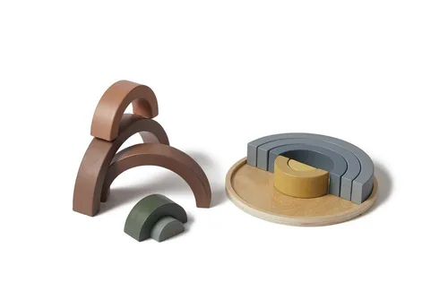 Produktbild Flexa Stapelspielzeug Puzzle, Regenbogen