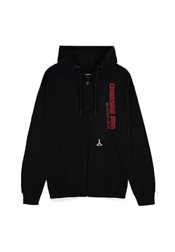Chainsaw Man Devil Männer Kapuzenjacke schwarz S - Stylische Kapuzenjacke im Chainsaw Man Design, ideal für Anime-Fans. Hergestellt aus hochwertiger Baumwolle für angenehmen Tragekomfort. Perfekt für den Alltag oder als Geschenk!
