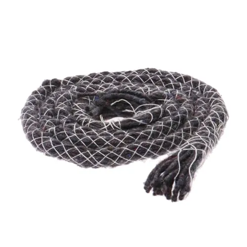 NKlaus Fackeldocht 8mm Ø – 1m Outdoor Ersatzdocht für Gartenfackeln & Schmelzfackel, Öllampen, robust geflochten, aus Textilmix 16523