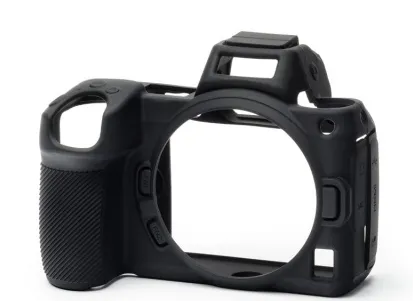 EASYCOVER Silikonprotector schwarz für Nikon Z5/Z6 II/Z7 II - Kamerataschen - Schützt Ihre Nikon-Kamera vor Kratzern und Stößen mit einem rutschfesten Silikonmaterial für sicheren Halt.