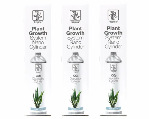 CO2 Plant Growth System Nano Cylinder für Tropica 3 x 95g