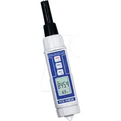 PCE THB 38 - Thermo-Hygro-Barometer - Temperatur- / Feuchtemessgerät mit hoher Messgenauigkeit, misst Temperatur, Luftfeuchtigkeit und barometrischen Druck, ideal für präzise Klimamessungen.