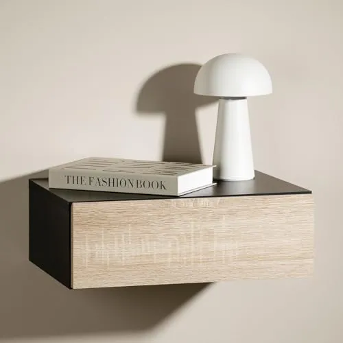 CARO-Möbel Nachtkommode ANNE in schwarz von CARO-Möbel