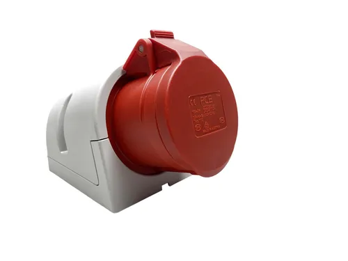 Wandsteckdose Kopp 101600002 CEE 5-polig 16 A 400 V in rot von Kopp