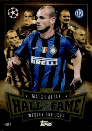 HOF6 - Wesley Sneijder - Match Attax Hall of Fame - 2025/2026