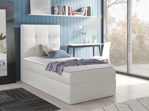 MIRJAN24 Boxspringbett Mini 2, Einzelbett 90x200 cm mit Bettkasten