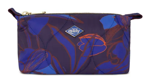 Oilily Kosmetiktasche Cora - Stylische Kosmetiktasche aus recyceltem Material, mit praktischem Zipper und Einschubfach für Ordnung im Alltag. Perfekt für Kosmetika und Utensilien.