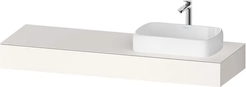 Duravit Qatego Konsole 1600x550mm mit Ausschnitt rechts von Duravit