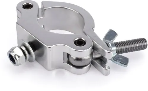 Riggatec Halbschelle - Halfcoupler schmal silber bis 200 kg (48 - 51 mm)