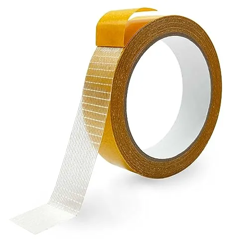 TOOSIS Multifunktionales doppelseitiges Klebeband durchsichtiges Klebeband für Kleidung doppelseitiges Teppichklebeband Heavy Duty 1inchx33FTx10m Starkes doppelseitiges Klebeband mit hoher Klebkraft