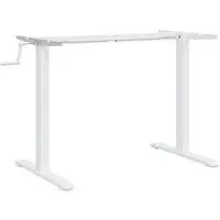 vidaXL Höhenverstellbares Schreibtischgestell - Schreibtischgestell für Sitz-Steh-Schreibtische, robust und individuell einstellbar für optimale Ergonomie im Büro oder Schlafzimmer.