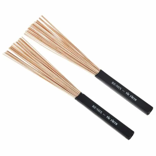 RM3 Remix Brushes Birch in schwarz von Vic Firth