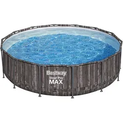Bestway Framepool Steel Pro MAX™ Ø 427 cm – Holz-Optik von Bestway
