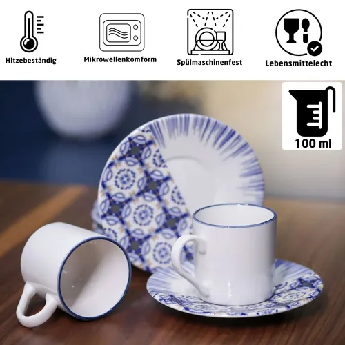 Kaffee- und Teetassen Blau von Jungengel