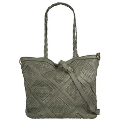 Samantha Look Shopper Echt Leder Damen | Geräumige Umhängetasche mit Smartphonefach - Damen-Henkeltaschen aus 100% Rindleder, Made in Italy. Geräumiges Design mit praktischen Innenfächern und einem abnehmbaren Schultergurt für maximalen Komfort.