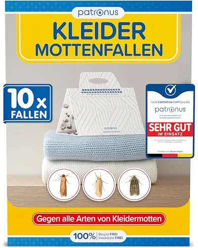 Patronus Kleidermottenfalle [10 Stück]