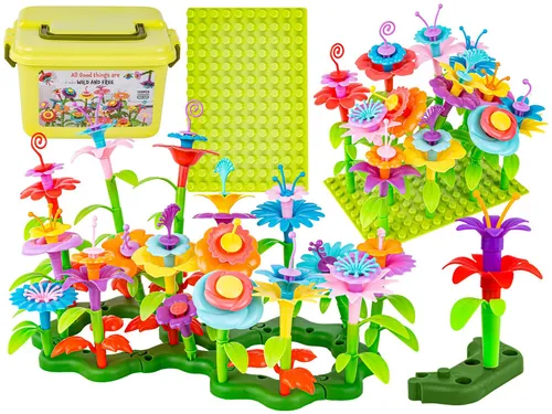 Bauklötze in einer Box Garden Flowers Komposition 135 El.