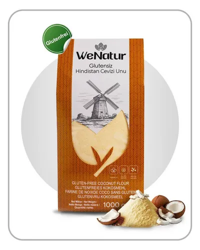 We_Natur Mehl Kokosmehl – Low-Carb, ballaststoffreich & natürlich glutenfrei 1kg
