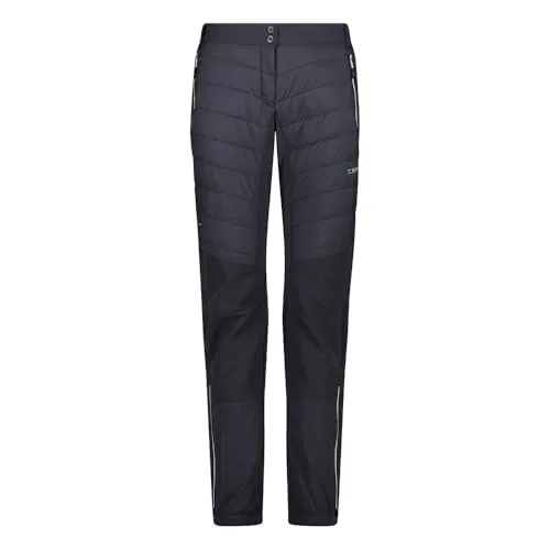 CMP Woman Pant Hybrid antracite-jade (17UU) 44 - Langlaufhosen für Frauen, ideal für Skitouren mit 4-Wege-Stretch, Primaloft-Wärmeisolierung und wasserdichtem Material für optimalen Komfort und Schutz.