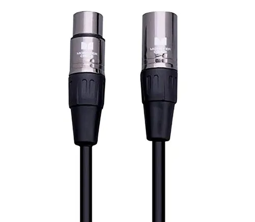 Monster Cable Classic XLR Mikrofonkabel 6m - HiFi-Kabel mit außergewöhnlicher Signalübertragung für klaren Klang. Ideal für Bühnenauftritte dank robustem Duraflex-Mantel und MultiTwist-Konstruktion, die Störungen minimiert.