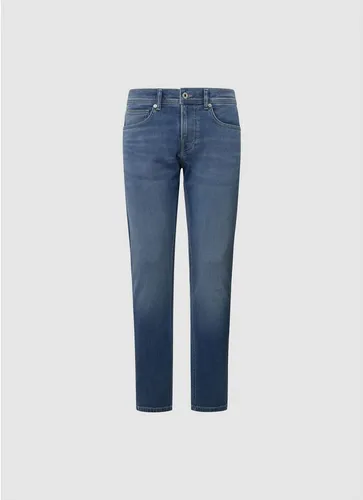 Pepe Jeans Slim-fit-Jeans SLIM GYMDIGO JEANS - Hochwertige Slim-fit Jeans aus 98% Baumwolle und 2% Elasthan, sehr elastisch für optimalen Tragekomfort, ideal für einen lässigen Look.