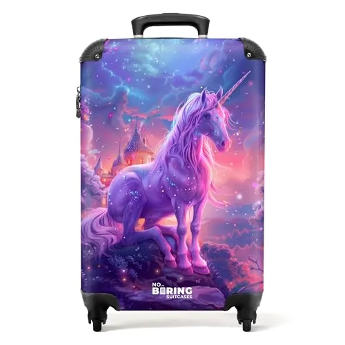 NoBoringSuitcases.com Kinderkoffer Einhorn von NoBoringSuitcases