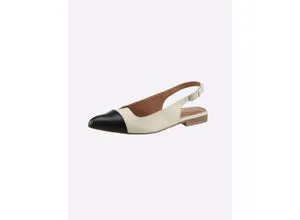 Ballerina HEINE Damen Schuhe, Gr. 41, Beige von Heine