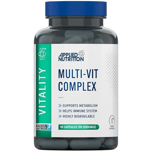 Applied Nutrition Multi-Vitamin Complex (90 Caps) Unflavoured - Vitamine, Mineralien & Gesundheit - Vitamine & Mineralien-Komplex
