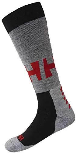 Helly Hansen Alpine Sock Medium black (990) 45-47 - Warme Skisocken für Männer, perfekt isoliert mit umweltfreundlicher Merino-Wolle für optimale Wärme und Feuchtigkeitsregulierung, ideal für lange Tage auf der Piste.