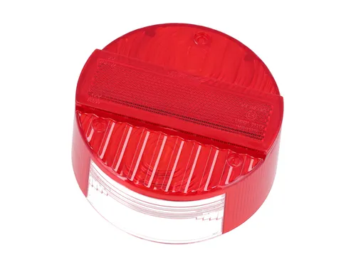 Rücklichtkappe rund, rot, Ø120mm mit KZB