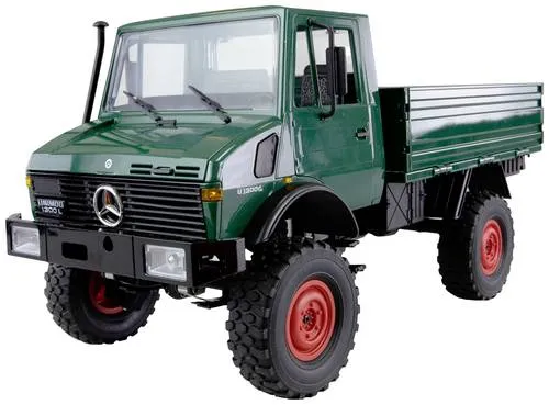Amewi Mercedes-Benz Unimog Basic 4WD - RTR 1:12 Scale Crawler, leistungsstarker 4x4 Elektro-Antrieb und bereit für Abenteuer