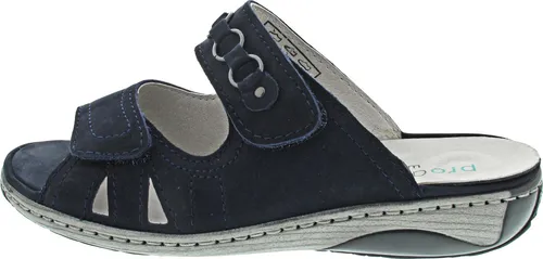 Waldläufer Garda Pantolette Blau von Waldläufer