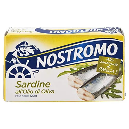 NOSTROMO Sardinen In Olivenöl 120 G In Öl - Made In Italy