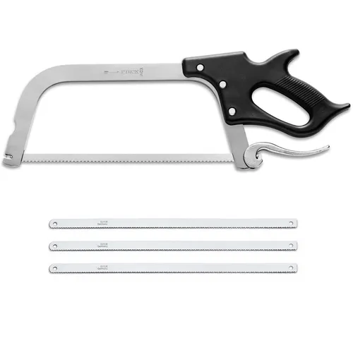 Fr. Dick Knochensäge 35 cm Fleischersäge Metzgersäge 3x Ersatzsägeblatt rostfrei